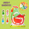 Educatief Spel Lisciani Carotina Baby 50 Juegos Elektronische 4,5 x 14,5 x 3,5 cm (6 Stuks)