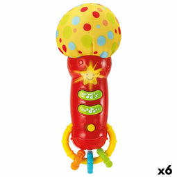 Toy microphone Winfun 6 x 16,5 x 6 cm (6 Stuks)