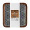 Middenstuk Etnisch 25 x 25 cm Wit Bruin Zwart Hars Mangohout (6 Stuks)