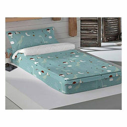 Dekbedovertrek zonder vulling Haciendo el Indio Jurassic Green (90 x 190 cm) (Bed van 90)