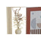 Fotolijsten Home ESPRIT Natuurlijk Terra cotta Kristal Hout MDF Scandinavisch 25 x 7 x 23 cm