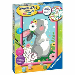 Set voor verven op nummer Ravensburger Rabbit and Butterfly