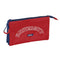 Schoolpennenzak Safta University Rood Marineblauw (22 x 12 x 3 cm)