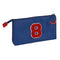 Schoolpennenzak Safta University Rood Marineblauw (22 x 12 x 3 cm)