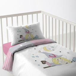 Dekbedovertrek voor kinderbed Cool Kids Witch 100 x 120 + 20 cm
