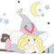 Dekbedovertrek voor kinderbed Cool Kids Witch 100 x 120 + 20 cm