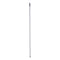 Bezemsteel Strepen 2,3 x 130 x 2,3 cm Grijs Metaal (12 Stuks)