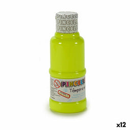 Tempera Neon Geel 120 ml (12 Stuks)
