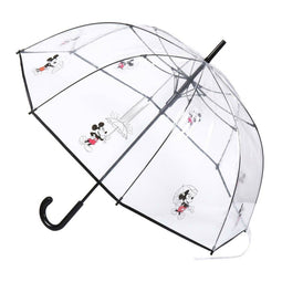 Paraplu Mickey Mouse Transparant Zwart PoE
