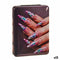 Vergrotende Spiegel Opvouwbaar Nagels (2,5 x 8,5 x 6,2 cm) (12 Stuks)