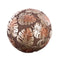 Ballen Decoratie Bruin Brons 10 x 10 x 10 cm (8 Stuks)