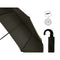 Paraplu Zwart Metaal Stof 100 x 100 x 62 cm (16 Stuks)