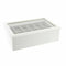 Doos-Juwelenkistje DKD Home Decor 102182 Horloges 28 x 19 x 9 cm Kristal Wit Hout MDF
