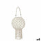 Kaarshouder Macramé Wit Katoen 26 x 66 x 26 cm (4 Stuks)