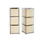 Planken Zwart Natuurlijk Polypropyleen Ijzer TNT (Non Woven) 35 x 35 x 102 cm (6 Stuks)