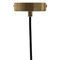 Plafondlamp 21 x 21 x 37 cm Gouden Hout Ijzer