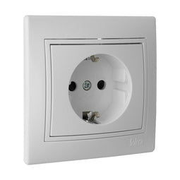 Plug-in base Solera erp60u Europees 250 V 16 A Ingebed, ingebouwd