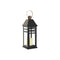 Lykta Home ESPRIT Zwart Gouden Metaal Kristal 19 x 19 x 50 cm (2 Onderdelen)