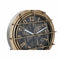 Bordsklocka DKD Home Decor Wereldkaart 22 x 17 x 29 cm Kristal Zilverkleurig Zwart Gouden Wit Ijz...