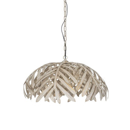 Plafondlamp Wit Metaal Lakens 220-240 V 75 x 75 x 40 cm