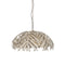Plafondlamp Wit Metaal Lakens 220-240 V 75 x 75 x 40 cm