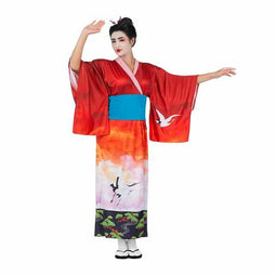 Kostuums voor Volwassenen My Other Me Rood Geisha Maat M