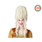 Vintage Pruik Wit Krullend Haar
