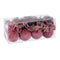 Kerstballen Multicolour Roze Corduroy Foam 6 x 6 x 6 cm (8 Stuks)