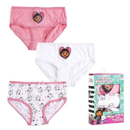 Pakket met onderbroeken voor meisjes Gabby's Dollhouse 3 Stuks Multicolour Maat 2-3 jaar