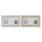 Fotolijsten DKD Home Decor Luxury Gouden Zilverkleurig Kristal polyestyreen Traditioneel 46,5 x 2...