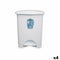 Pedaalemmer Wit Plastic 30 L (4 Stuks)