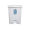 Pedaalemmer Wit Plastic 30 L (4 Stuks)