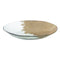 Middenstuk Gouden Kristal 39 x 39 x 6,5 cm