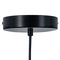 Plafondlamp 85 x 15 x 32 cm Kristal Zwart Metaal