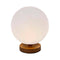 Bureaulamp DKD Home Decor Natuurlijk Hout Polyethyleen Aluminium Wit (20 x 20 x 23 cm)