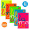 Schrift Lamela Multicolour Wit Quarto 80 Lakens