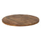 Tafelblad Beige Mangohout 80 x 80 x 3 cm Cirkelvormig Incidenteel