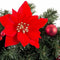 Deurhanger Kerstmis Rood Groen Plastic Weefsel 60 cm