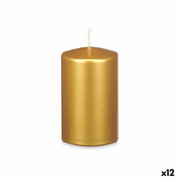 Kaars Gouden 9 x 15 x 9 cm (12 Stuks)