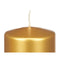 Kaars Gouden 9 x 15 x 9 cm (12 Stuks)