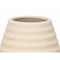 Vaas Beige Keramisch 19 x 33 x 19 cm (4 Stuks) Strepen