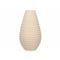 Vaas Beige Keramisch 19 x 33 x 19 cm (4 Stuks) Strepen