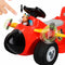 Elektrische auto voor kinderen Mickey Mouse Batterij Vliegtuigje 6 V