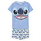 Pyjama Kinderen Stitch Blauw Maat 6 Jaar