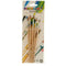 Penselen Nº 1 - Nº 4 - Nº 5 Bruin Zilverkleurig Hout Metaal (72 Stuks)