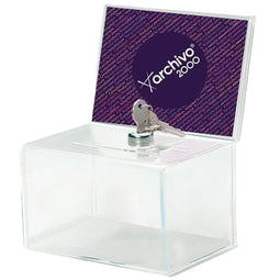 Urn Archivo 2000 Transparant 15,5 x 11 x 20,5 cm