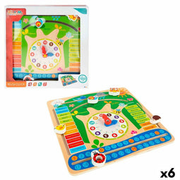 Educatief Spel Colorbaby Kalender 30 x 30 x 3 cm (6 Stuks)