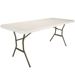 Vouwtafel Lifetime Wit 185 x 74 x 76 cm Staal Plastic