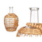 Decoratieve Karaf Bruin Kristal 20 x 30 x 20 cm (4 Stuks)