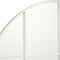 Wandspiegel Cirkelvormig Metaal Wit (100 x 2,5 x 100 cm)